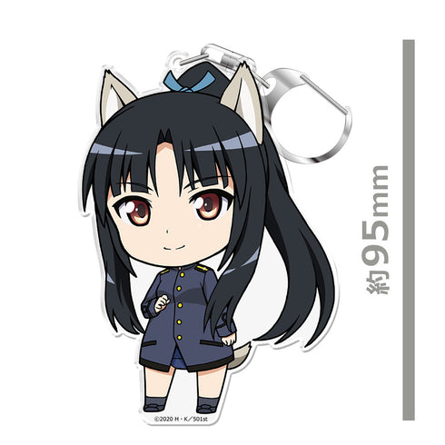 『第501統合戦闘航空団 ストライクウィッチーズ ROAD to BERLIN』ぷにこれ!キーホルダー(スタンド付) 服部静夏