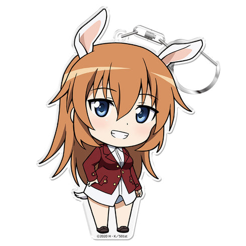 『第501統合戦闘航空団 ストライクウィッチーズ ROAD to BERLIN』ぷにこれ!キーホルダー(スタンド付) シャーロット・E・イェーガー