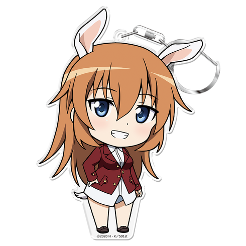 『第501統合戦闘航空団 ストライクウィッチーズ ROAD to BERLIN』ぷにこれ!キーホルダー(スタンド付) シャーロット・E・イェーガー