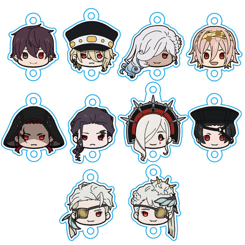 『ヴィジュアルプリズン』ちゅるキャラ れんけつ!キーホルダー(BOX)