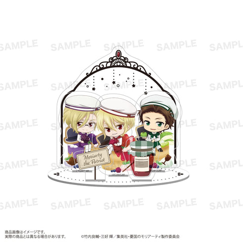 『憂国のモリアーティ』アクリルジオラマ<きゃらどるちぇ> A(モリアーティ3兄弟)