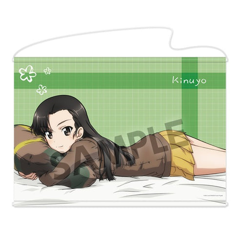 『ガールズ&パンツァー 最終章』B2タペストリー 西絹代 添い寝A ver.