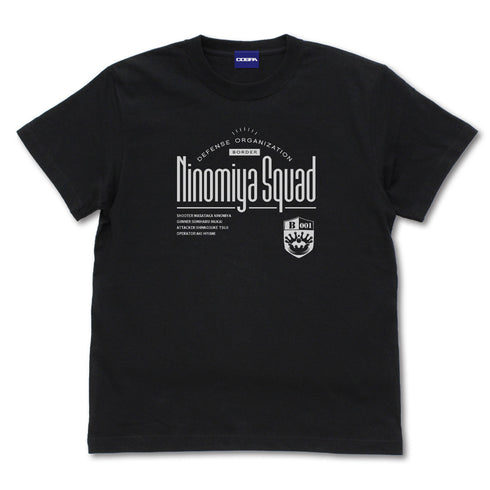 『ワールドトリガー』二宮隊 Tシャツ/BLACK
