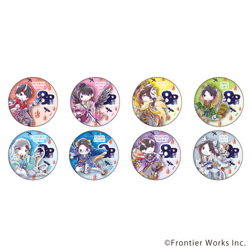 "8P" Pin Badge 02/Night Parade of a Hundred Demons Ver. BOX (Set of 8) (Graph Art)
