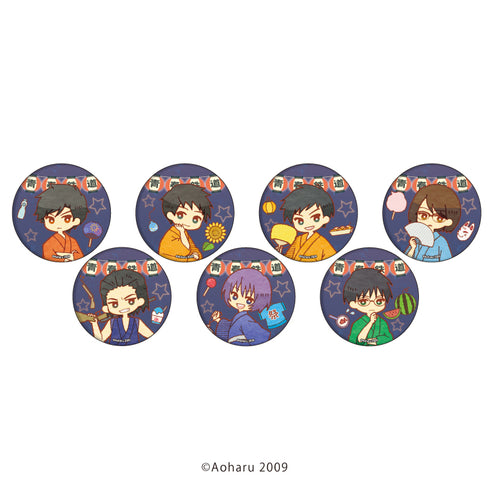 『青春鉄道』缶バッジ 10/浴衣ver. BOX(全7種)(レトロアート)