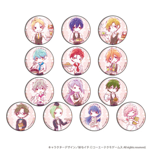 『アンジェリーク ルミナライズ』缶バッジ 02/ カフェver. BOX (全13種)(グラフアート)