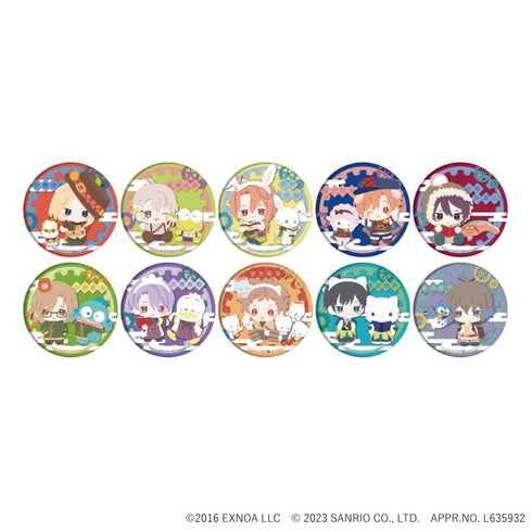 『文豪とアルケミスト×サンリオキャラクターズ』缶バッジ 02/BOX (全10種)(ミニキャライラスト)
