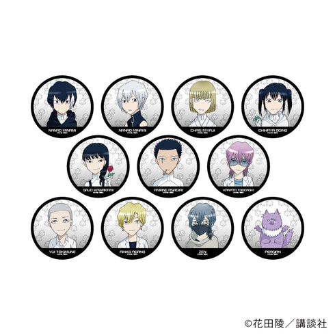 『ブラックガルド』缶バッジ 01/ミニキャラver. BOX(全11種)(描き下ろし)