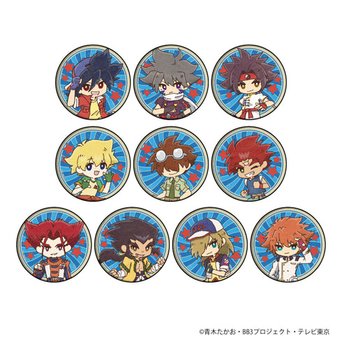 『爆転シュート ベイブレード Gレボリューション』缶バッジ/BOX(全10種)(レトロアート)