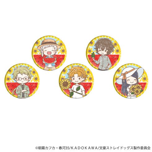 『文豪ストレイドッグス』缶バッジ 19/スイカver. BOX(全5種)(グラフアート)