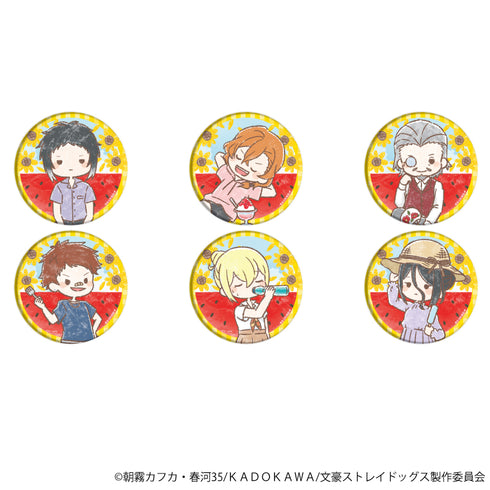 『文豪ストレイドッグス』缶バッジ 20/スイカver. BOX(全6種)(グラフアート)