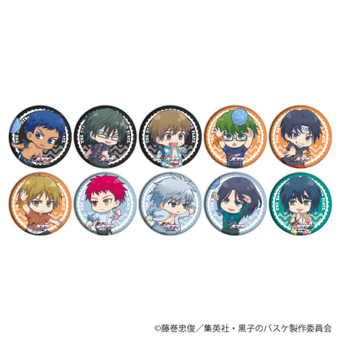 『黒子のバスケ』缶バッジ 06/ビーチバスケver. BOX (全10種)(ミニキャラ)