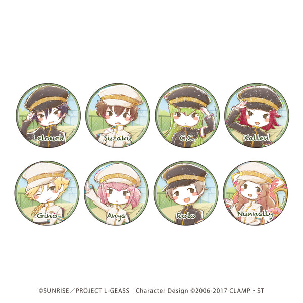 『コードギアス 反逆のルルーシュ』缶バッジ 15/駅員ver. BOX (全8種)(グラフアート)