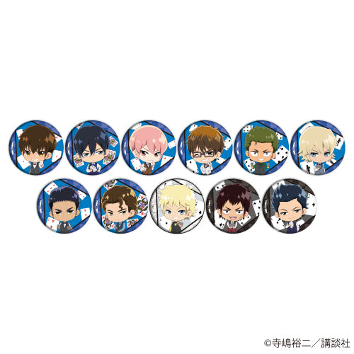 『ダイヤのA actⅡ』缶バッジ 01/トランプver. (全11種)(ミニキャラ) BOX