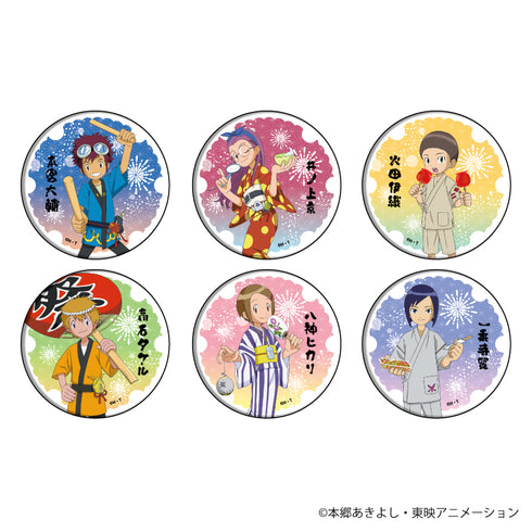 『デジモンアドベンチャー02』缶バッジ 02/夏祭りver. BOX(全6種)