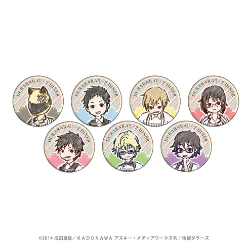 『デュラララ‼×2』缶バッジ 12/アメリカンダイナーVer. BOX(全7種)(グラフアート)