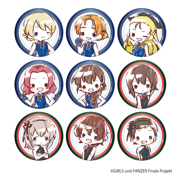 『ガールズ&パンツァー』缶バッジ 08/制服ドレスver.BOX-B BOX(全9種)(グラフアート)