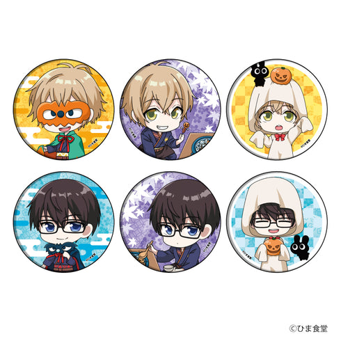 『ひま食堂』缶バッジ 02/ハロウィンver. BOX(全6種)(ミニキャラ)