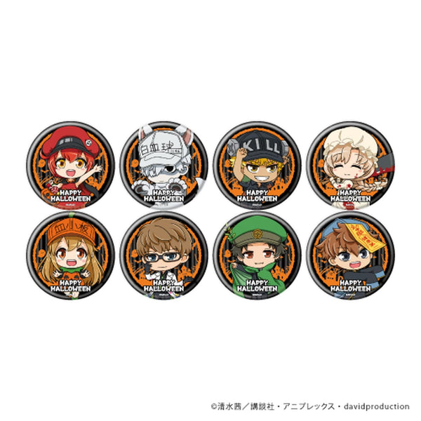 『はたらく細胞!!』缶バッジ03/ハロウィンver. (全8種)(ミニキャラ)BOX