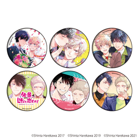 『晴川シンタ先生』缶バッジ 01/BOX(全6種)