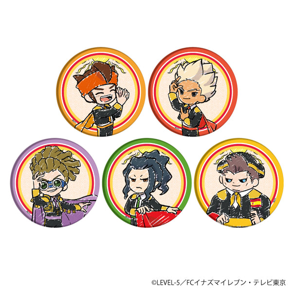 『イナズマイレブン オリオンの刻印』缶バッジ 24/ワールドツアーver. BOX(全5種)(グラフアート)