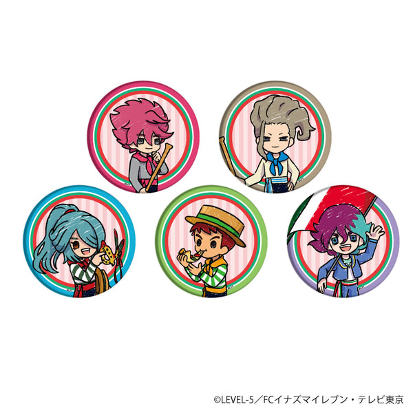 『イナズマイレブン オリオンの刻印』缶バッジ 27/ワールドツアーver. BOX(全5種)(グラフアートイラスト)