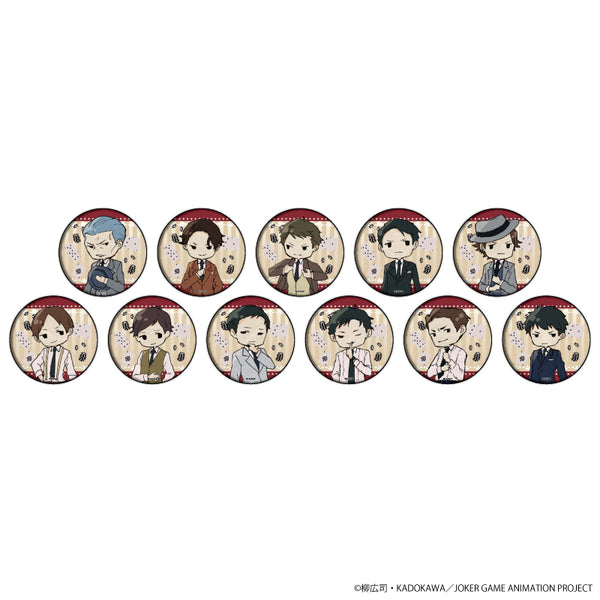 『ジョーカー・ゲーム』缶バッジ 02/BOX (全11種)(レトロアート)