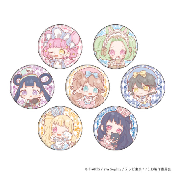 「キラッとプリ☆チャン」缶バッジ 10/不思議の国ver. BOX(全7種)(ミニキャラ)