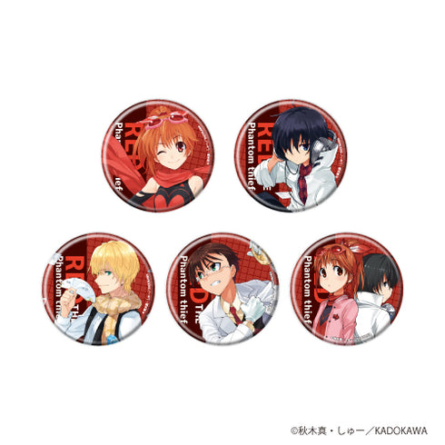 "Phantom Thief Red" Pin Badge 01/BOX (Set of 5)