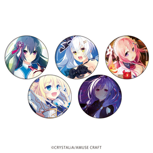 『絆きらめく恋いろは』缶バッジ 01/BOX(全5種)(公式イラスト)