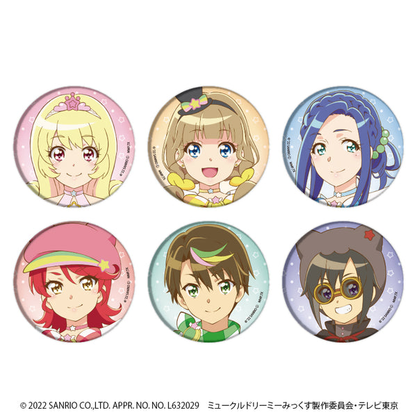 『ミュークルドリーミー みっくす!』缶バッジ 02/BOX(全6種)