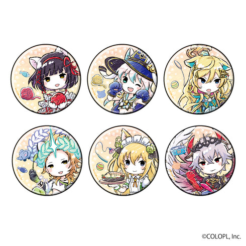 "The Wizard and the Black Cat Wiz" Pin Badge 04/Cat Day Ver. Box (Set of 6) (Graph Art)