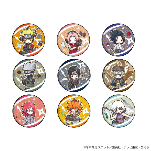 『NARUTO-ナルト- 疾風伝』缶バッジ 02/BOX(全9種)(グラフアート)