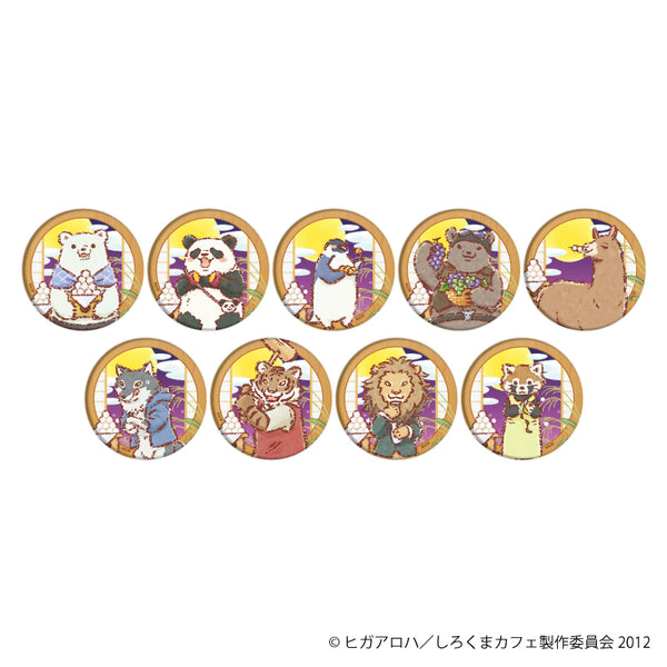 『しろくまカフェ』缶バッジ 03/お月見ver. BOX(全9種)(グラフアート)