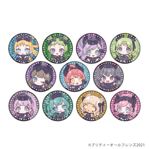 『プリティーオールフレンズ』缶バッジ 13/デビルver. BOX (全11種)(ミニキャラ)