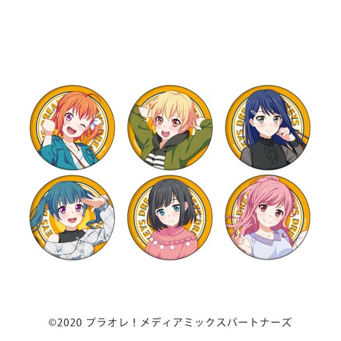 『プラオレ!~SMILE PRINCESS~』缶バッジ 01/新人セットver. BOX(全6種)