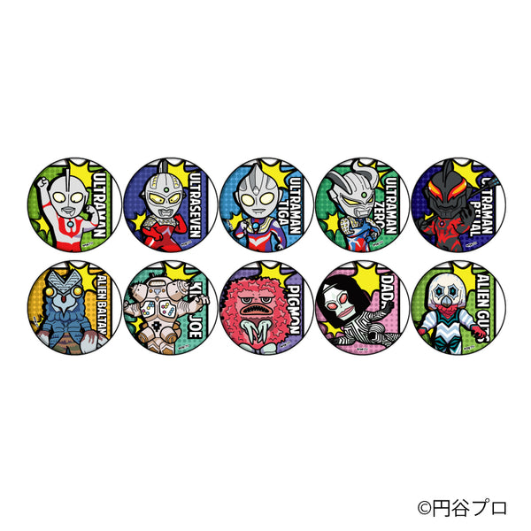 『ウルトラマンシリーズ』缶バッジ 06/BOX (全10種)(POP Art)