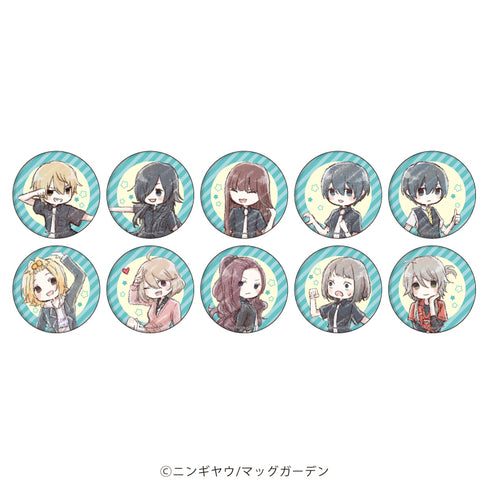 "School Zone" Pin Badges 02/BOX (10 Varieties Total) (Graph Art)