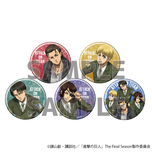 《進擊的巨人》徽章 30/坐姿版 BOX (全5種)(全新繪製)