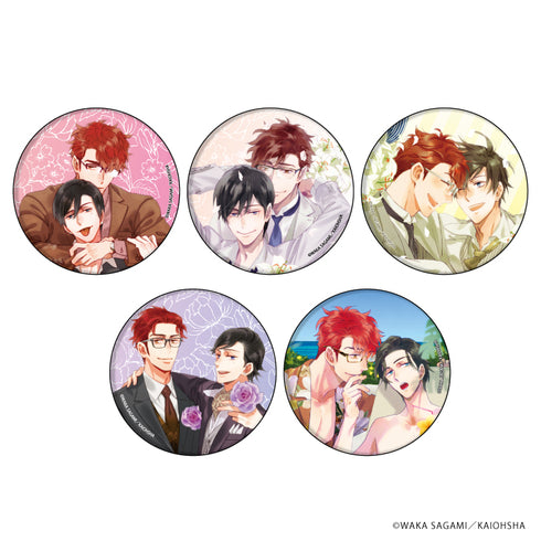 『くちづけは嘘の味』缶バッジ 01/BOX(全5種)
