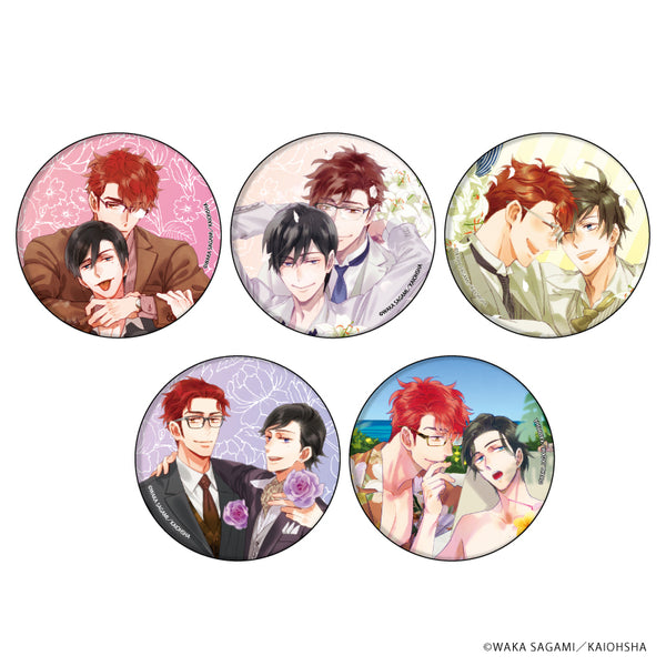 『くちづけは嘘の味』缶バッジ 01/BOX(全5種)