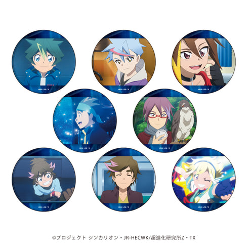『新幹線変形ロボ シンカリオンZ』缶バッジ 04/アニメシーンver. BOX(全8種)