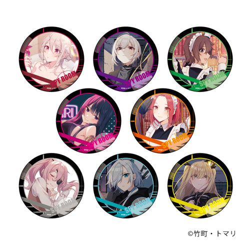 『スパイ教室』缶バッジ 01/BOX (全8種)