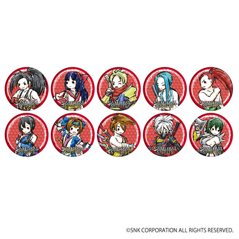 『SAMURAI SPIRITS』缶バッジ 01/BOX(全10種)(グラフアート)