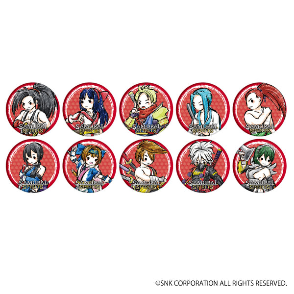 『SAMURAI SPIRITS』缶バッジ 01/BOX(全10種)(グラフアート)