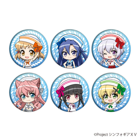 『戦姫絶唱シンフォギアXV』缶バッジ 09/マリンver. BOX(全6種)(ミニキャラ)
