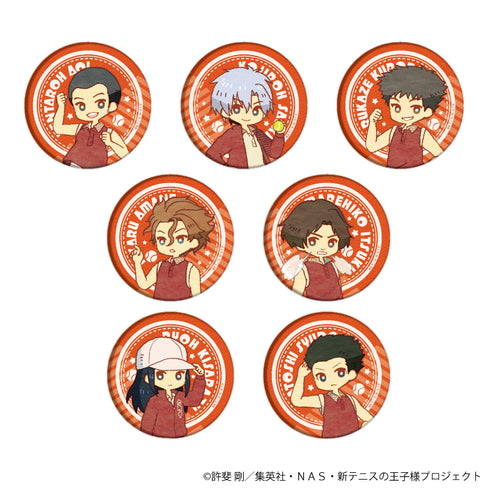 『新テニスの王子様』缶バッジ 07/六角中学校ver.BOX(全7種)(レトロアート)