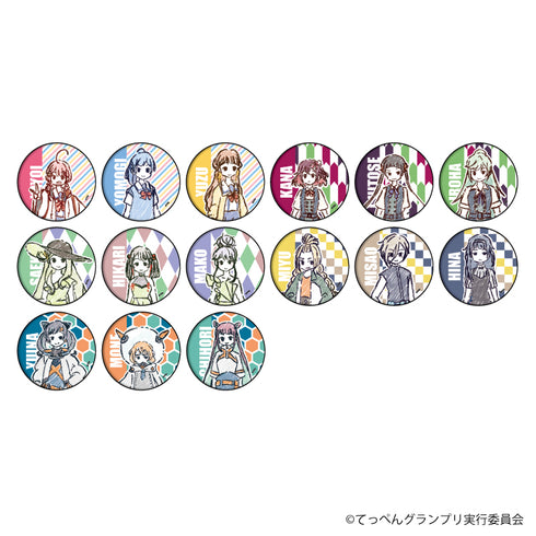 『てっぺんっ!!!!!!!!!!!!!!!』缶バッジ 01/BOX(全15種)(グラフアートイラスト)