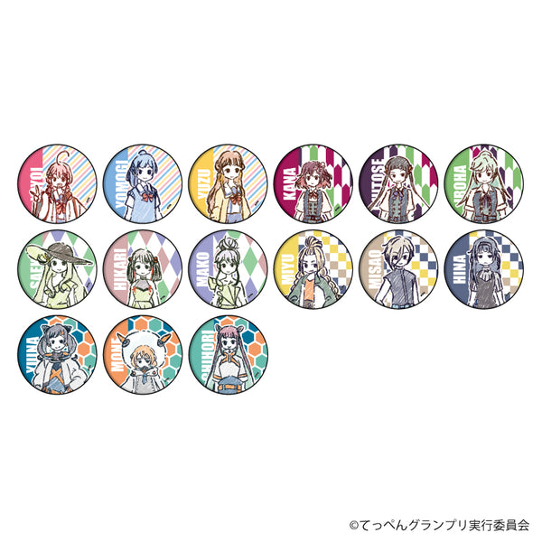 『てっぺんっ!!!!!!!!!!!!!!!』缶バッジ 01/BOX(全15種)(グラフアートイラスト)