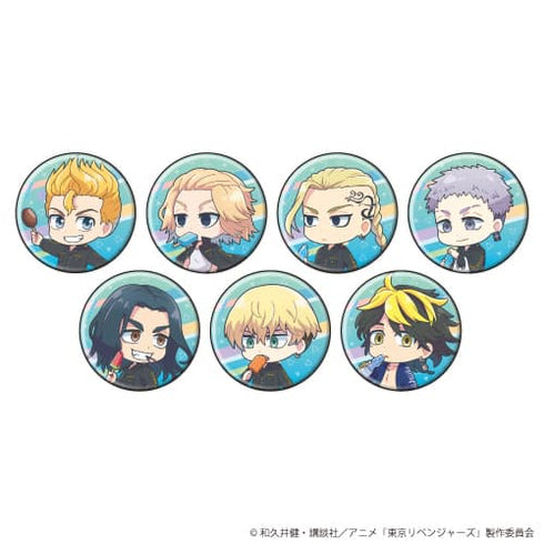 『東京リベンジャーズ』缶バッジ 02/夏ver. (全7種)(ミニキャラ) BOX